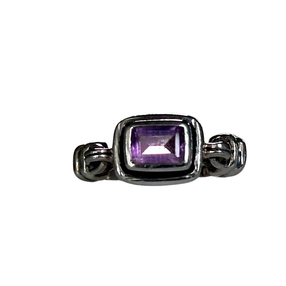Silpada Sterling Silver Ring with Light Purple Gemstone - Picture 3 of 9